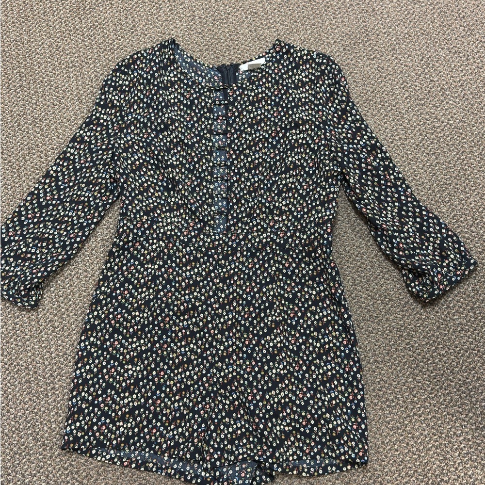 BCNU Multicolor Patterned‎ Shortd Romper Sz Large